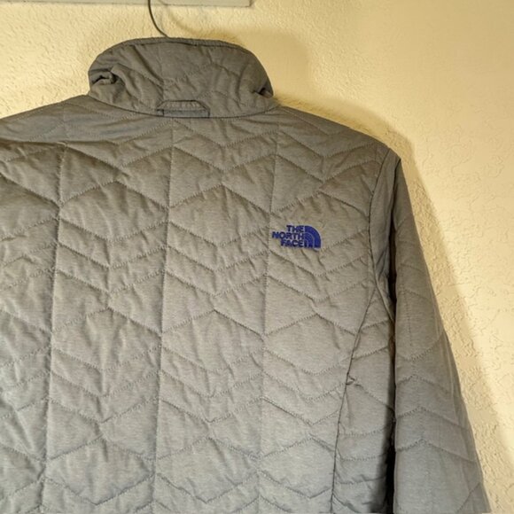 North Face Gray Quilted Bombay Puffer Jacket Size L - Picture 8 of 12